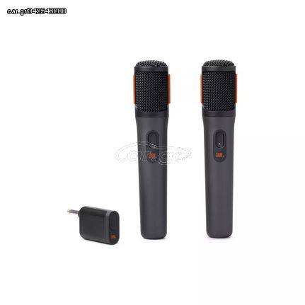 JBL WIRELESS DIGITAL MICROPHONES (2τεμ) & Dongle Receiver Wireless Digital Mic x2 & Dongle Receiver, 6.35mm