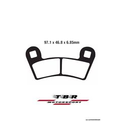 ΤΑΚΑΚΙ BRAKE PADS TBR608 POLARIS RANGER 570 4X4 570 ALL 2017