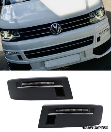 Daytime Running Light LED DRL VW Transporter  Multivan Caravelle T5.1 Facelift (2010-2015)