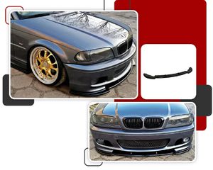 Lip spoiler μαύρο πλαστικό γυαλιστερό - Bmw E46 m pack 99-05