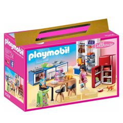 Playmobil Dollhouse: Κουζίνα Κουκλόσπιτου (70206)  & Δώρο Λαμπάδα