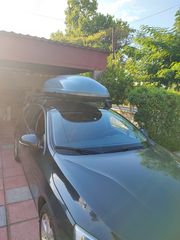 Μπαγαζιερα οροφής Modual beluga 420lt και μπάρες οροφής menabo