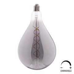 ΛΑΜΠΤΗΡΑΣ LED FILAMENT 8W E27 3000K SMOKE COLOR DIMMABLE HM4052.03