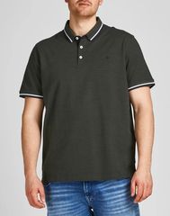 Jack & Jones Ανδρική Βαμβακερή Μπλούζα Polo "PAULOS" Λαδί Regular Fit (12143859) (100% Βαμβάκι)