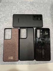 Samsung Galaxy S21 Ultra 5G Dual SIM (12GB/128GB) Phantom Black & 3 θήκες