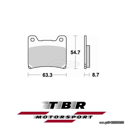 ΜΕΤΑΛΛΙΚΑ ΤΑΚΑΚΙΑ  CK-9H SINTER METAL PADS CK-9H TBR661