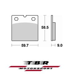 ΟΡΓΑΝΙΚΑ ΤΑΚΑΚΙΑ SP ORGANIC BRAKE PADS SP TBR644