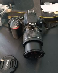 Nikon D3500+Nikkor 18-55+Nikkor 70-300+64gb sd