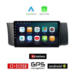 KIROSIWA TOYOTA GT86 (μετά το 2012) Android οθόνη αυτοκίνητου 12GB + 512GB με GPS WI-FI (ηχοσύστημα αφής 9" ιντσών OEM Android Auto Apple Carplay Youtube Playstore MP3 USB Radio Bluetooth Mirrorlink ε