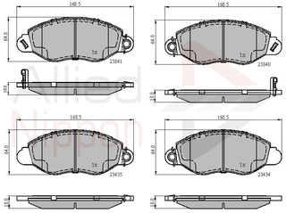 ΣΕΤ ΔΙΣΚΟΦΡΕΝΑ ΕΜΠΡ. FORD COMLINE ADB31107