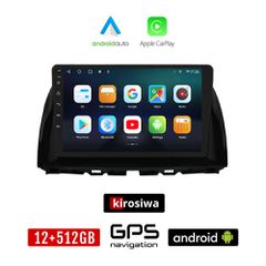 KIROSIWA MAZDA CX-5 (2013-2017) Android οθόνη αυτοκίνητου 12GB + 512GB με GPS WI-FI (ηχοσύστημα αφής 10" ιντσών OEM Android Auto Apple Carplay Youtube Playstore MP3 USB Radio Bluetooth Mirrorlink εργο