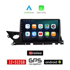 KIROSIWA MAZDA 6 (μετά το 2021) Android οθόνη αυτοκίνητου 12GB + 512GB με GPS WI-FI (ηχοσύστημα αφής 9" ιντσών OEM Android Auto Apple Carplay Youtube Playstore MP3 USB Radio Bluetooth Mirrorlink εργοσ