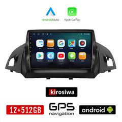KIROSIWA FORD KUGA (μετά το 2013) Android οθόνη αυτοκίνητου 12GB + 512GB με GPS WI-FI (ηχοσύστημα αφής 9" ιντσών OEM Android Auto Apple Carplay Youtube Playstore MP3 USB Radio Bluetooth Mirrorlink εργ
