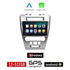 KIROSIWA FORD FUSION 2012-2017 Android οθόνη αυτοκίνητου 12GB + 512GB με GPS WI-FI (ηχοσύστημα αφής 10" ιντσών OEM Android Auto Apple Carplay Youtube Playstore MP3 USB Radio Bluetooth Mirrorlink εργοσ