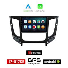 KIROSIWA FIAT FULLBACK μετά το 2016 CLIMA Android οθόνη αυτοκίνητου 12GB + 512GB με GPS WI-FI (ηχοσύστημα αφής 9" ιντσών OEM Android Auto Apple Carplay Youtube Playstore MP3 USB Radio Bluetooth Mirror