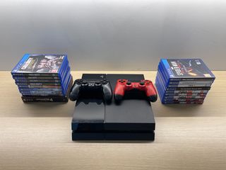 PlayStation 4 + 18 Παιχνίδια + Extra Controller