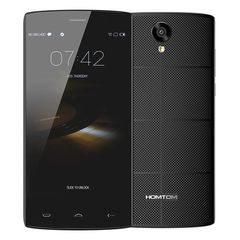 HOMTOM HT7 οθόνη 5.5inch HD οθόνη MT6580A τετραπύρηνο έξυπνο τηλέφωνο Android 5.1 1GB μνήμη 8GB ROM 3000mAh Smart Wake - μαύρο