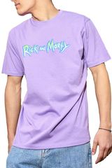 Alcott Oversize T-shirt Rick & Morty Lilac Ανδρικό - TS0237UOAY14-LC2
