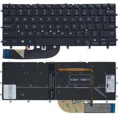 Πληκτρολόγιο - Laptop Keyboard για Dell Inspiron 7568 Precision 5510 5520 5530 5540 M5530 M5540 NSK-LV0BC VC22N 0VC22N US No Frame Backlight ( Κωδ.40479USNOFRAMEBACKLIT )