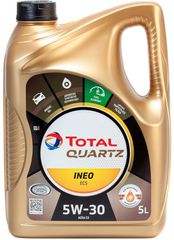 5W-30 QUARTZ INEO ECS TOTAL 5L Υπερενισχυμένο συνθετικό λιπαντικό νέας γενιάς με εφαρμογή της τεχνολογίας οικονομίας καυσίμου, εγκεκριμένο με την πιο σύγχρονη προδιαγραφή του γκρούπ PSA.Κατάλληλο γ
