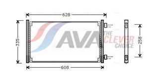 ΨΥΓΕΙΟ A C 1,2i8V-16V (55,9x31)T.MAR. CONDENSER 1,2i8V-16V (55,9x31)T.MAR.- FT5213 46745054 46788049