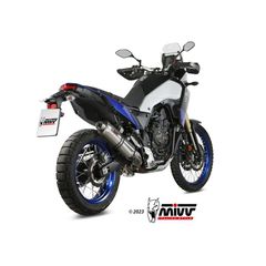 Τελικο Εξατμισης Mivv Slip-On Exhaust Oval Yamaha Tenere 700 19-24 Brushed S.s/S.steel
