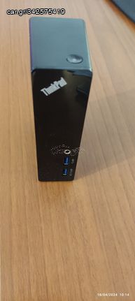 Lenovo ThinkPad Basic USB Docking Station με Ethernet Μαύρο