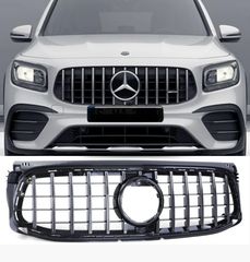 ΜΑΣΚΑ ΕΜΠΡΟΣ MERCEDES GLB X247 (2020->>)  GT Panamericana chrome 