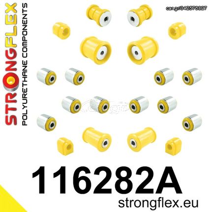 Full Kit Σινεμπλόκ Πολυουρεθάνης Sport της Strongflex για Mercedes CLA, GLA 2013-2019 - A Class 2012-2017 - B Class 2011-2018 FWD (116282A)