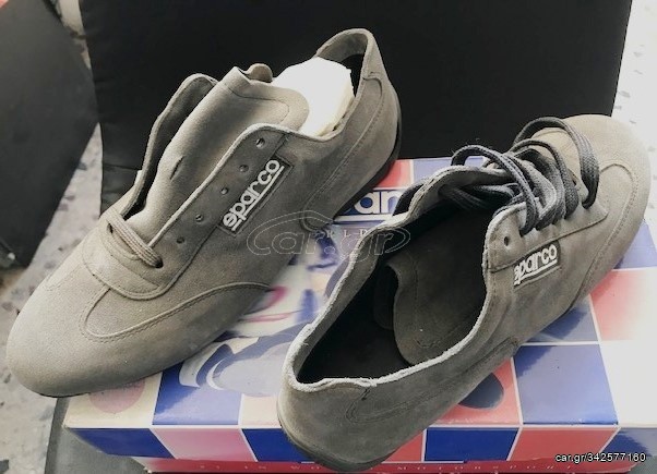 Παπούτσια οδήγησης SPARCO TARGA RACE LOW ΓΚΡΙ ΜΕ ΚΟΡΔΟΝΙ ΝΟ41 00120TRBS41GR