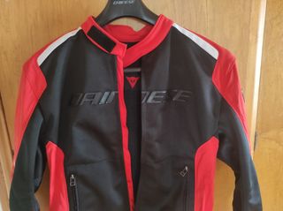 Dainese μπουφάν (HYDRAFLUX 2 AIR D-DRY JACKET BLACK/LAVA RED)
