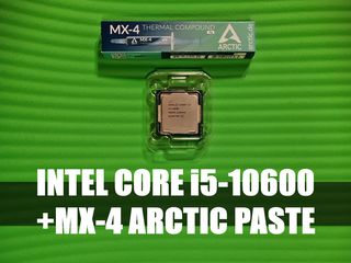 INTEL CORE i5-10600 CPU - 10th GEN - LGA 1200 & MX -4 ARCTIC THERMAL PASTE