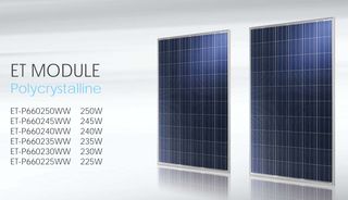 250W ET SOLAR - 164χ99cm - 5% πεσμένα - MONO 25€