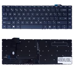Πληκτρολόγιο - Laptop Keyboard για HP ZBook Studio G7 G8 M14606-001 M14605-071 AM2VB000620 LK132VB1B0 LK132VB1A10 LK132VB1B00 7J2010 US No Frame Backlight Black ( Κωδ.40936USBL )