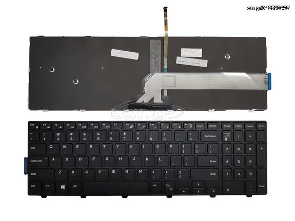 Πληκτρολόγιο - Laptop Keyboard για Dell Inspiron 3551 MP-13N73U4-442 MP-13N7 49000H07C1D50202F7EV301 0JYP58 JYP58 US Backlight ( Κωδ.40030USBACKLIT )