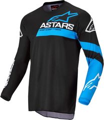 Μπλούζα Off Road-MX-Motocross Alpinestars Fluid Chaser Black Blue Neon
