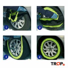 CITROËN C-Crosser (2007-2012) - Πατενταρισμένες υφασμάτινες χιονοαλυσίδες αυτοκινήτου multi-grip.-thumb-4
