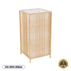 GLOBOSTAR® JUNIE 01997 Boho Επιδαπέδιο Φωτιστικό με Ντουί 1 x E27 AC 220-240V IP20 - Μπεζ - Μ20 x Π20 x Υ40cm
