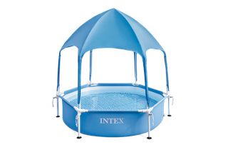 Πισινα με αντλία Intex Metal Frame Canopy Pool 183x38cm / 28209