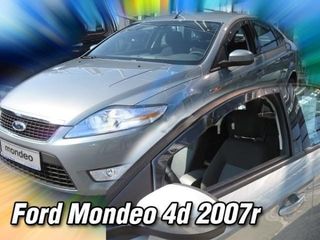 Ford Mondeo 5d Combi 2007-2014 Φιμέ Ανεμοθραύστες Heko Σετ 4τμχ για Μπρος-Πίσω Παράθυρα