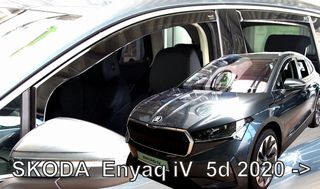 Skoda Enyaq 5d 2020+ Φιμέ Ανεμοθραύστες Heko Σετ 4τμχ για Μπρος-Πίσω Παράθυρα