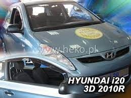 Hyundai Ι20 3d 2009-2015 Φιμέ Ανεμοθραύστες Heko Σετ 2τμχ (tp)