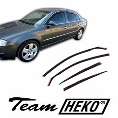 Skoda Superb 4d 04/2002-10/2008 Φιμέ Ανεμοθραύστες Heko Σετ 2τμχ