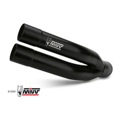 Τελικο Εξατμισης Mivv Double Gun Yamaha Mt-03 16-24 Black S.s/S.steel