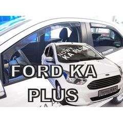Ford Ka Plus 5d 2014+ Φιμέ Ανεμοθραύστες Heko Σετ 4τμχ για Μπρος-Πίσω Παράθυρα