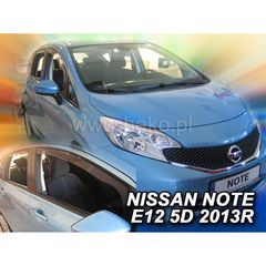 Nissan Note E12 5d 2013+ Φιμέ Ανεμοθραύστες Heko Σετ 4τμχ για Μπρος-Πίσω Παράθυρα
