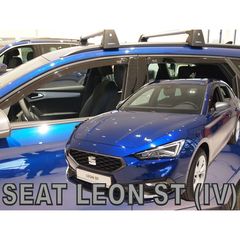 Seat Leon 5d 2020+ / Cupra Leon 5d 2020+ Φιμέ Ανεμοθραύστες Heko Σετ 4τμχ για Μπρος-Πίσω Παράθυρα