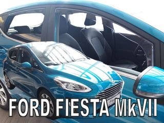 Ford Fiesta Mk7 5d 2017+ Φιμέ Ανεμοθραύστες Heko Σετ 2τμχ (tp)