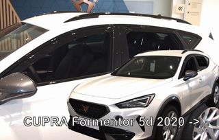 Cupra Formentor 5d 2020+ Φιμέ Ανεμοθραύστες Heko Σετ 4τμχ για Μπρος-Πίσω Παράθυρα (tp)