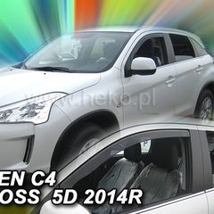 Citroen C4 Aircross 5d 2012+ Φιμέ Ανεμοθραύστες Heko Σετ 2τμχ